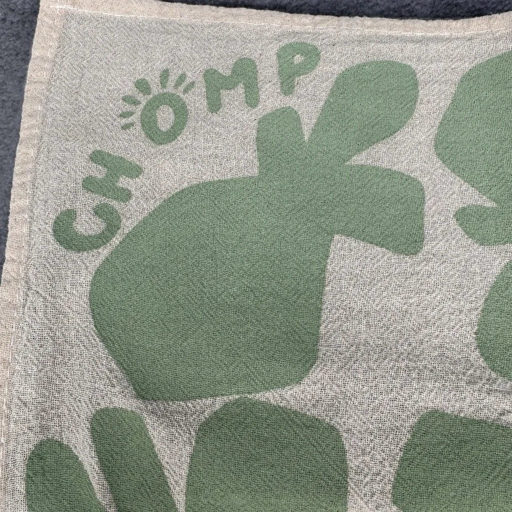 CHOMP Mid Century Modern Floral Kitchen Tea Towels‎ Set 2 Linen Cotton MCM